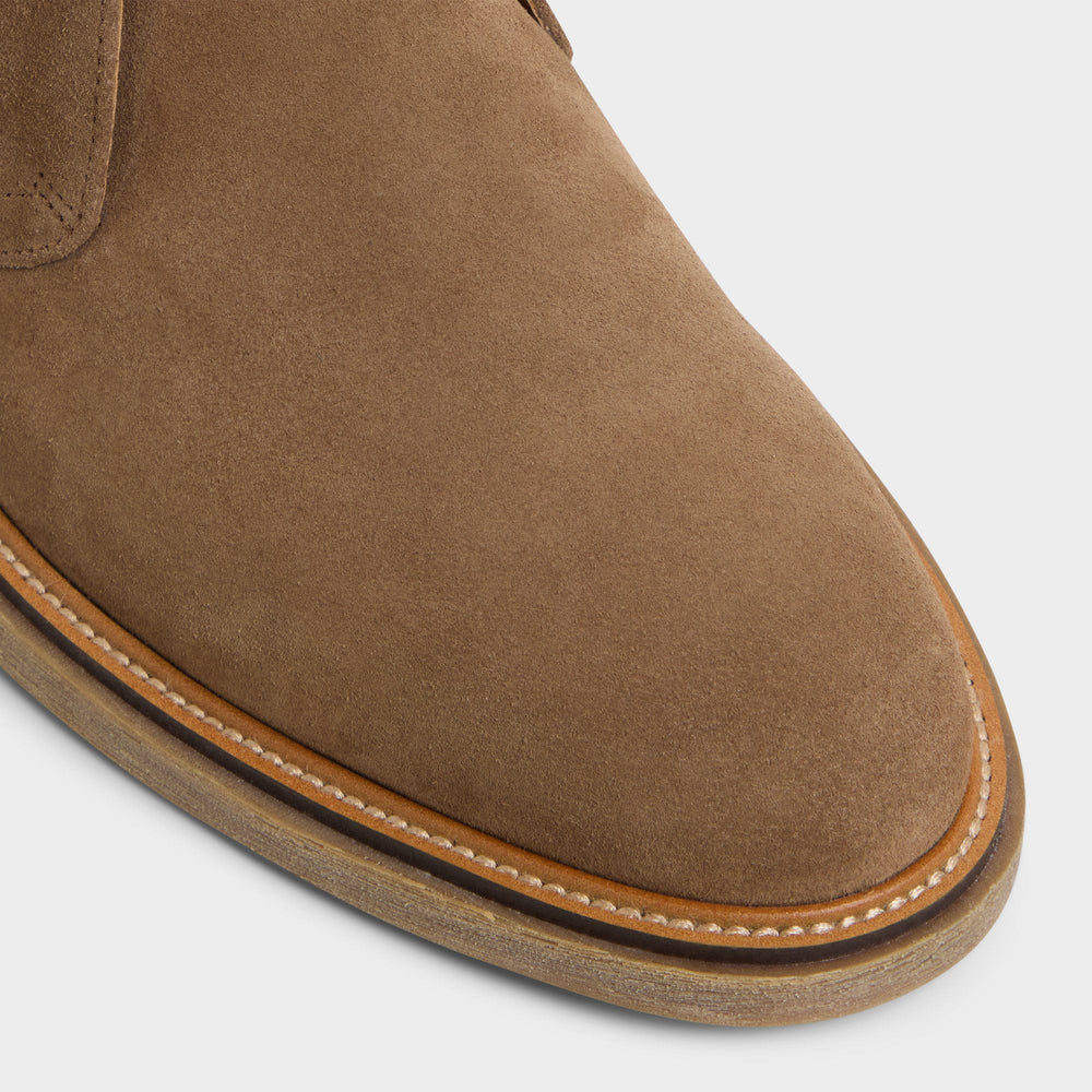 Dark Brown Jefrey Dark Brown Leather Suede Men's Chukka boots - Chukka boot | Aldo