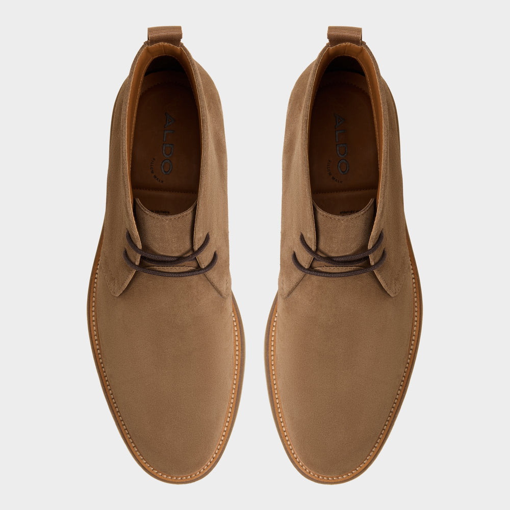 Dark Brown Jefrey Dark Brown Leather Suede Men's Chukka boots - Chukka boot | Aldo