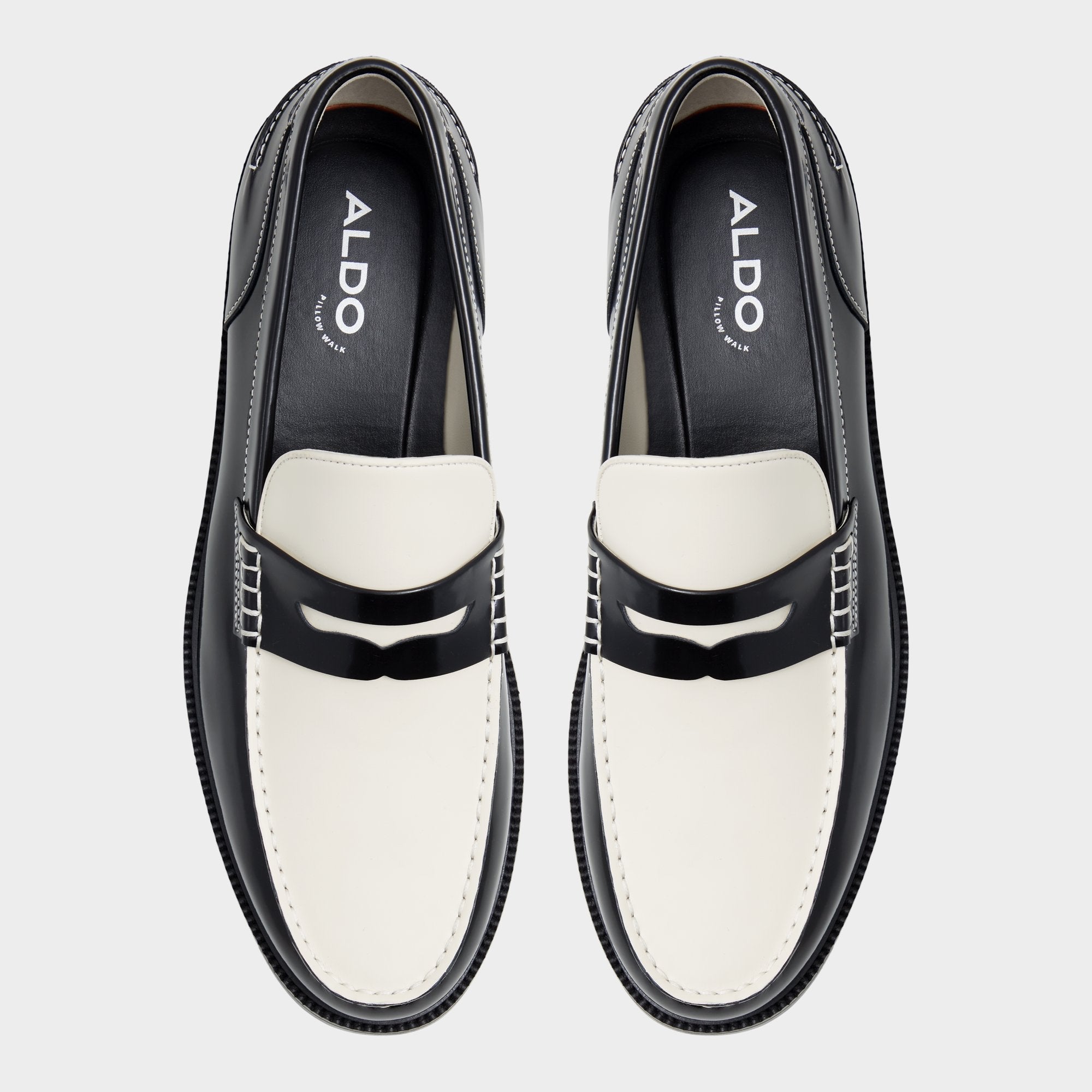 Black/white Kieran Black/White Men's Dress Shoes - Loafer | Aldo