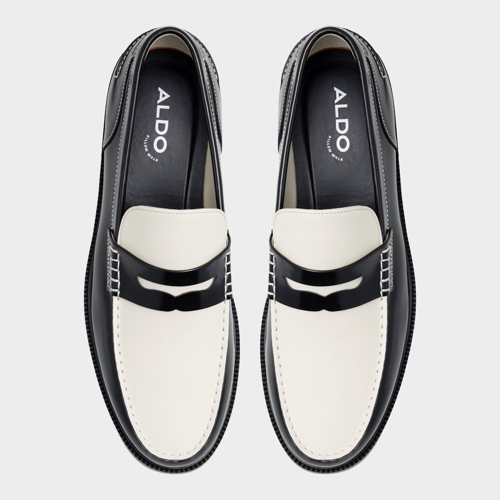 Black/white Kieran Black/White Men's Dress Shoes - Loafer | Aldo