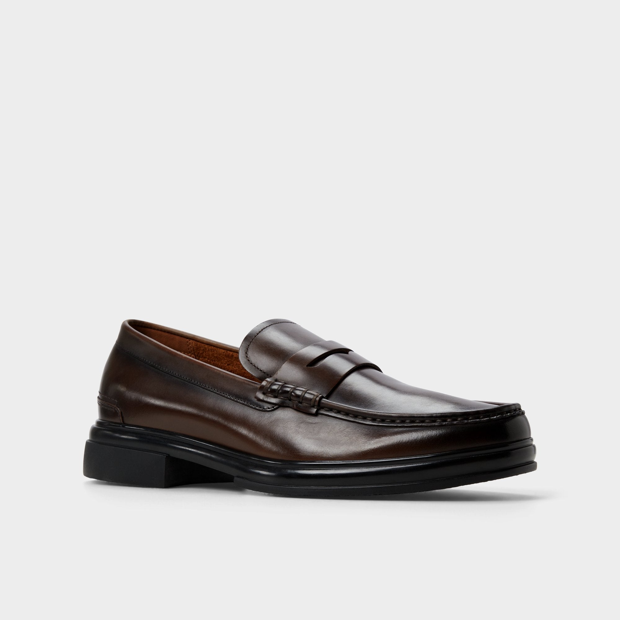 Other brown Tucker Other Brown Leather Smooth Men's Loafers & Slip-Ons - Loafer | Aldo