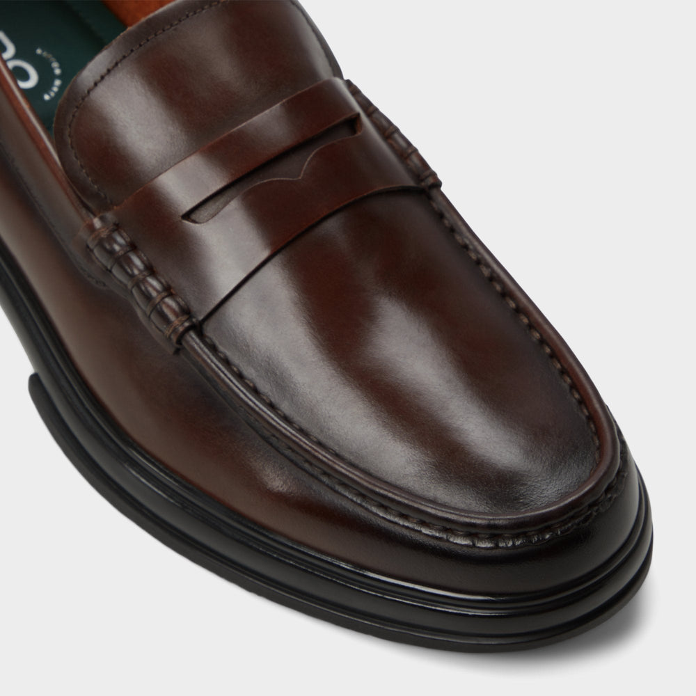 Other brown Tucker Other Brown Leather Smooth Men's Loafers & Slip-Ons - Loafer | Aldo