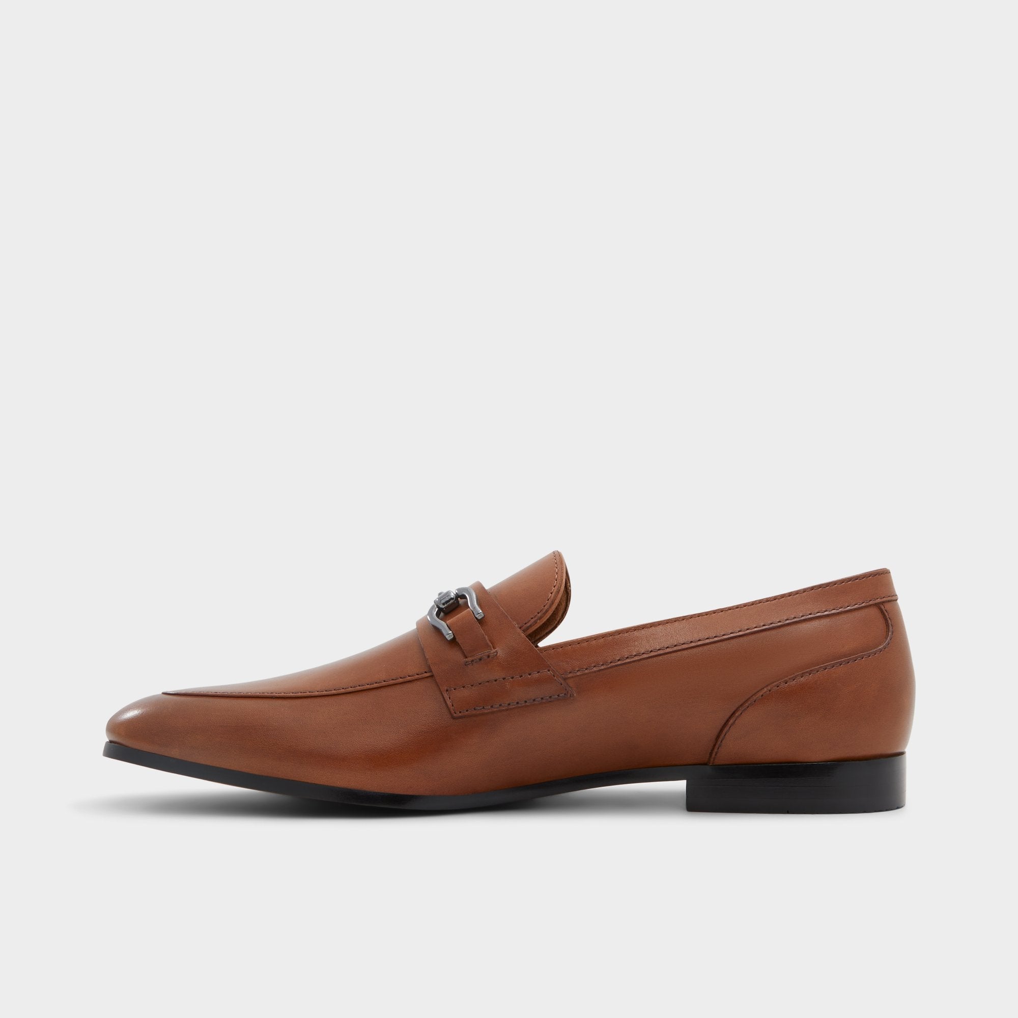 Cognac Marinho Cognac Leather Smooth Men's Dress Shoes - Loafer | Aldo