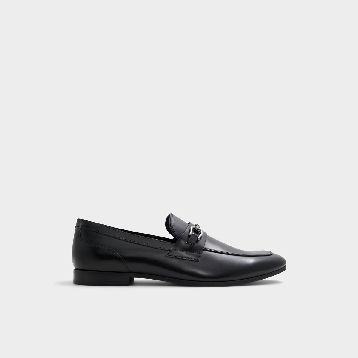 Open Black Marinho Open Black Leather Smooth Men's Dress Shoes - Loafer | Aldo