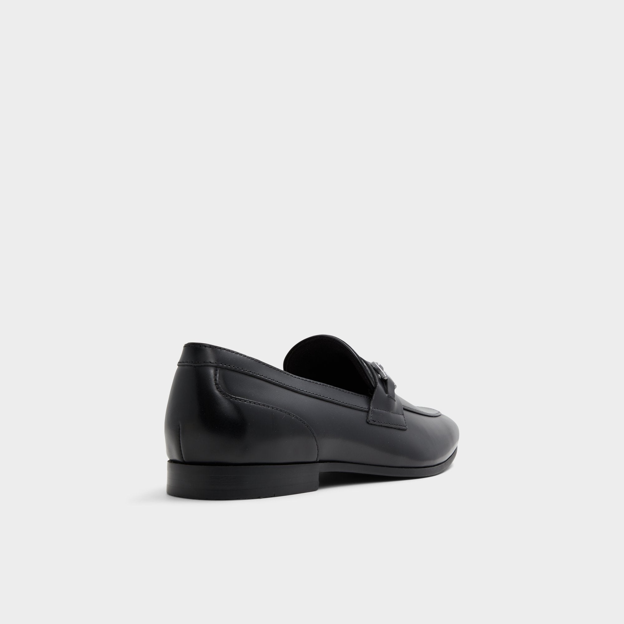 Open Black Marinho Open Black Leather Smooth Men's Dress Shoes - Loafer | Aldo