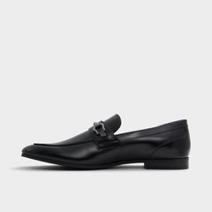 Open Black Marinho Open Black Leather Smooth Men's Dress Shoes - Loafer | Aldo