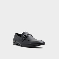 Open Black Marinho Open Black Leather Smooth Men's Dress Shoes - Loafer | Aldo