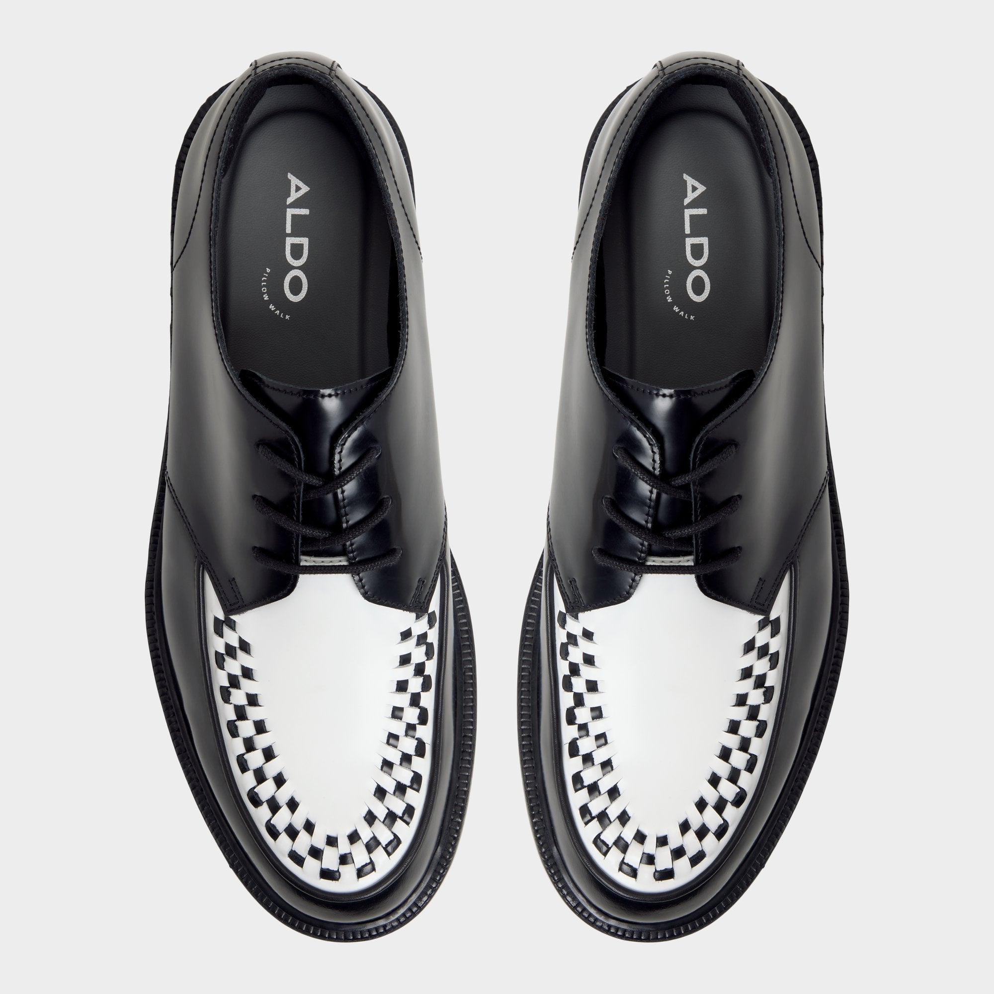 Black/White Rocco in Black White - Oxford shoe | Aldo