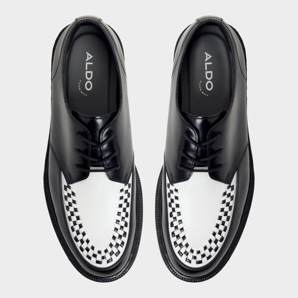 Black/White Rocco in Black White - Oxford shoe | Aldo