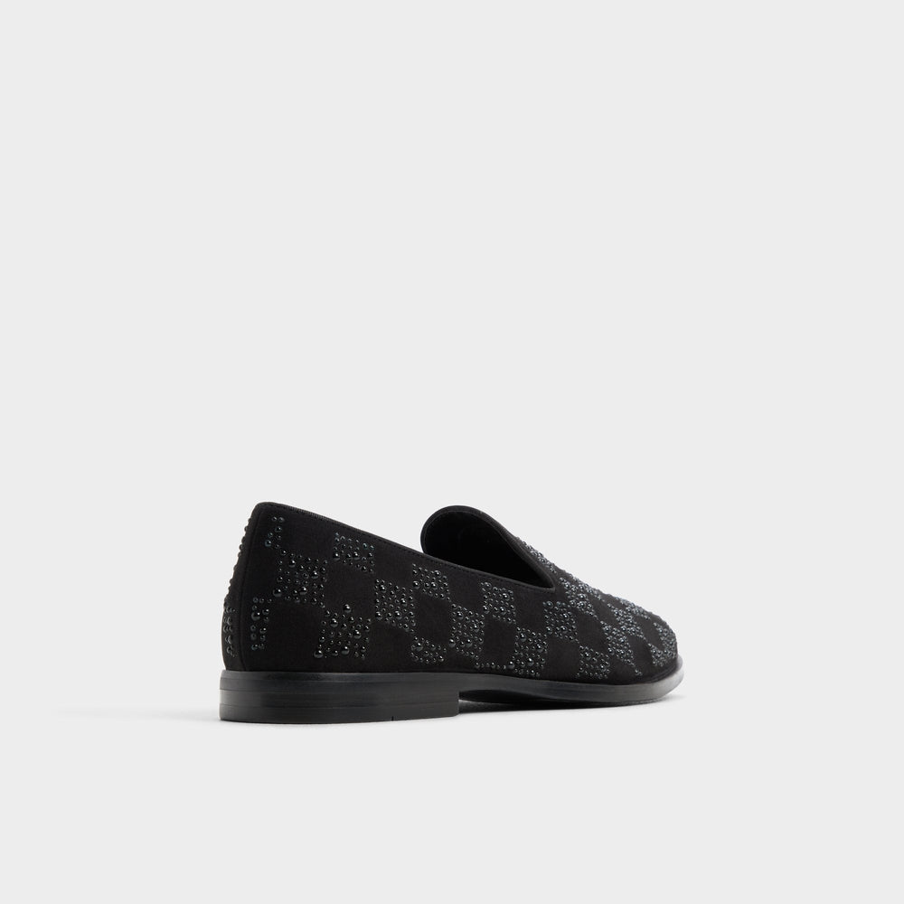 Other Black Casino Other Black Synthetic Textured Men's Dress Shoes - Loafer | Aldo