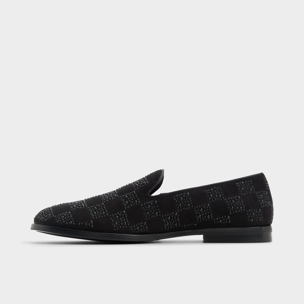 Other Black Casino Other Black Synthetic Textured Men's Dress Shoes - Loafer | Aldo
