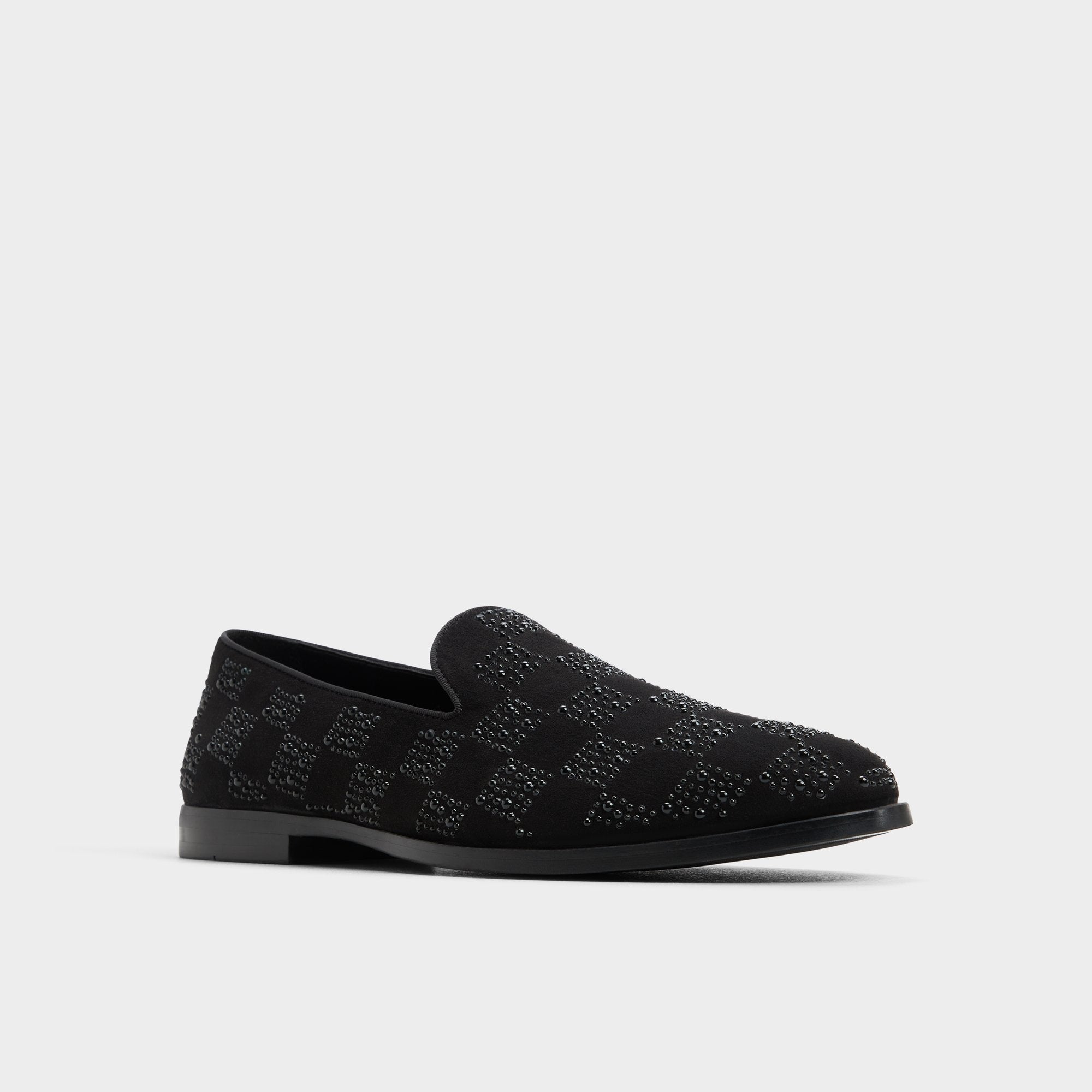 Other Black Casino Other Black Synthetic Textured Men's Dress Shoes - Loafer | Aldo
