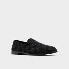 Other Black Casino Other Black Synthetic Textured Men's Dress Shoes - Loafer | Aldo
