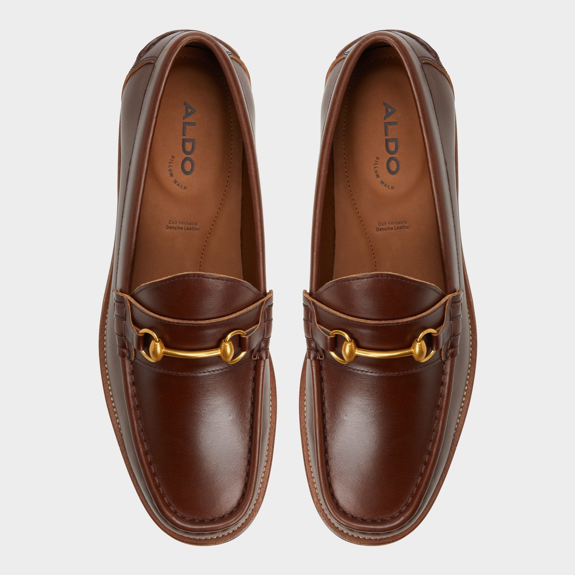 Medium Brown Wildwoodd Medium Brown Men's Dress Shoes - Loafer | Aldo