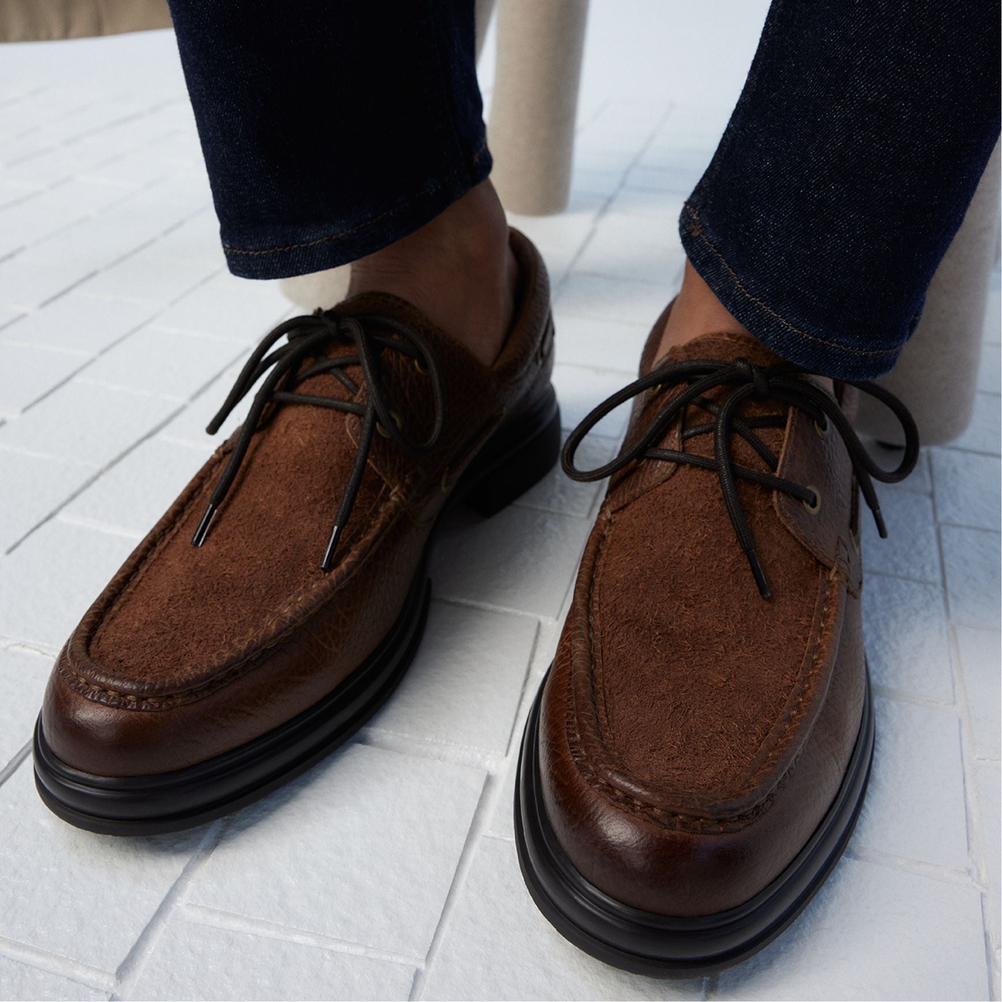 Cognac Seaexplorer Cognac Men's Dress Shoes - Boat shoe | Aldo