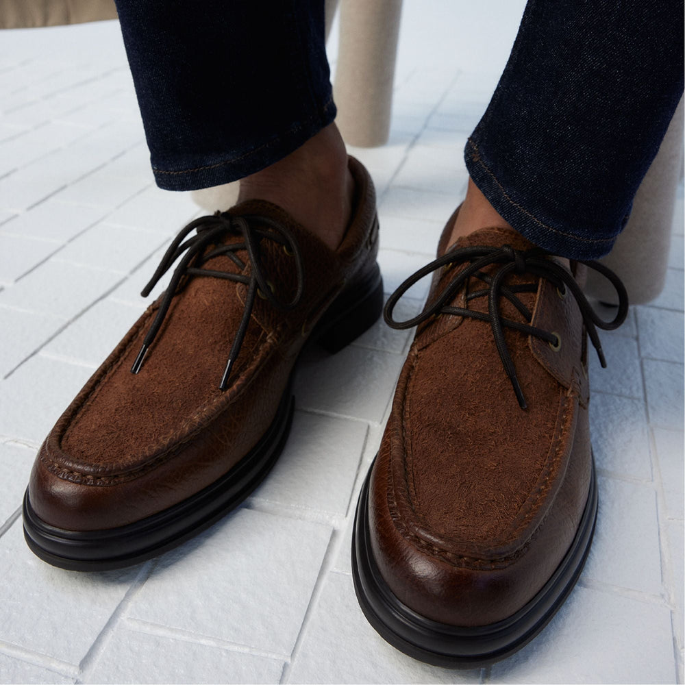 Cognac Seaexplorer Cognac Men's Dress Shoes - Boat shoe | Aldo