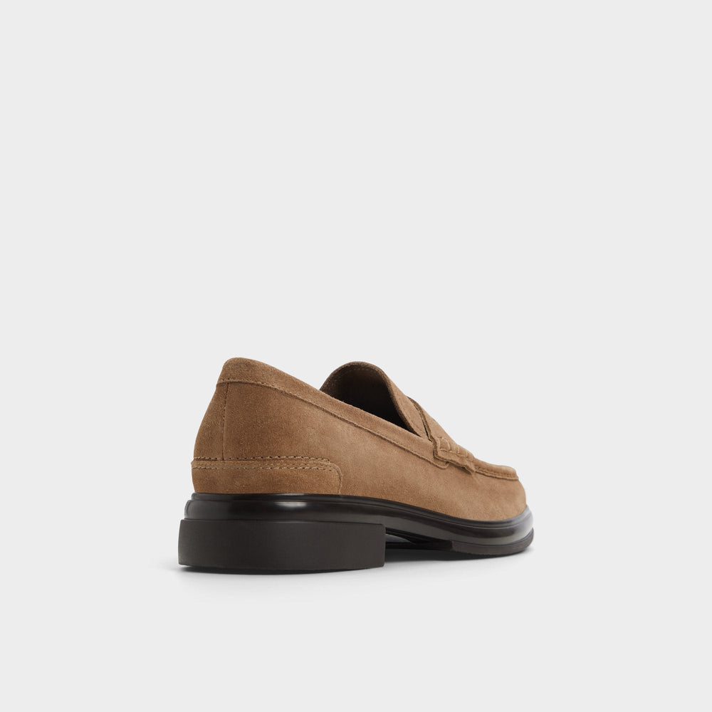 Other brown Tucker Other Brown Leather Suede Men's Dress Shoes - Loafer | Aldo