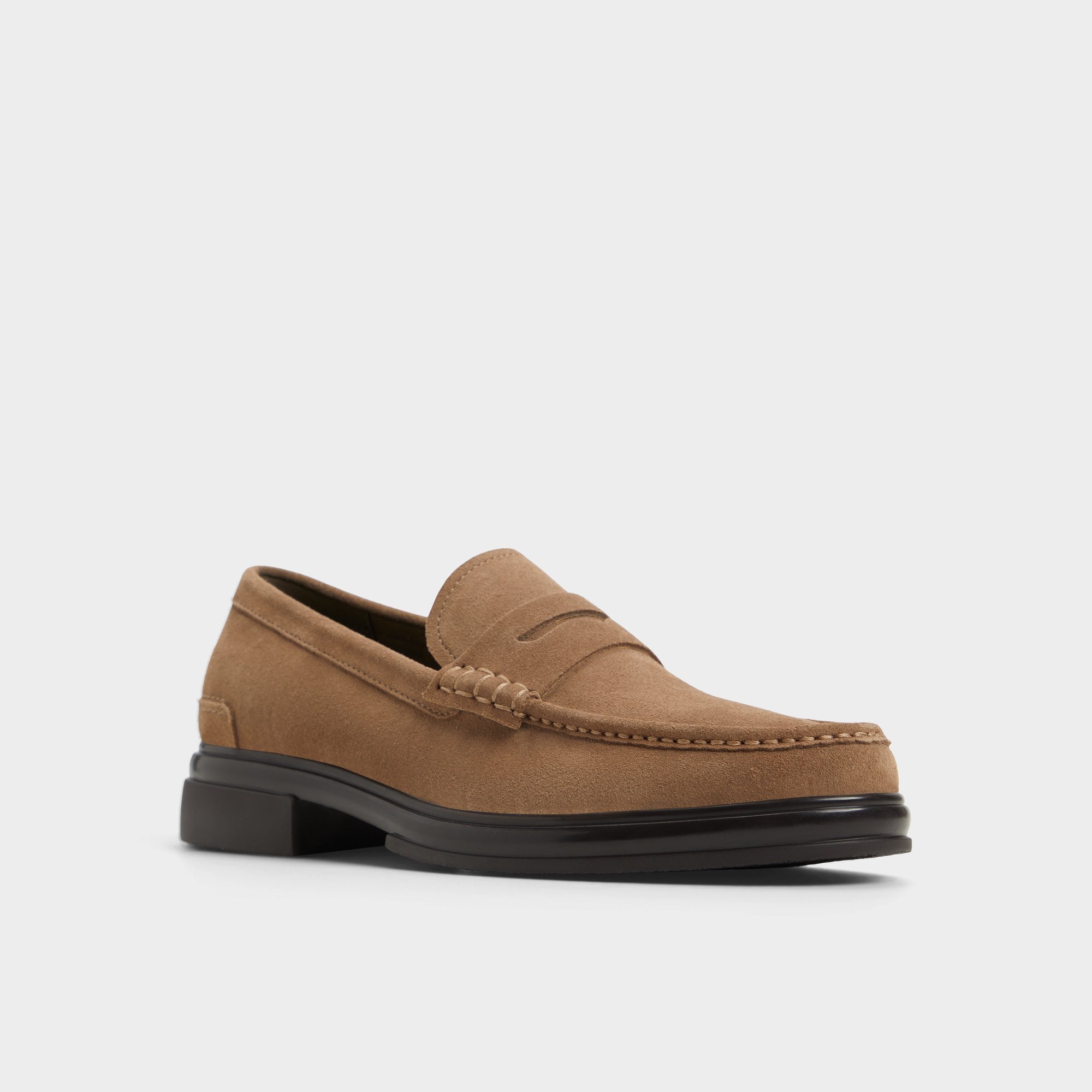 Other brown Tucker Other Brown Leather Suede Men's Dress Shoes - Loafer | Aldo