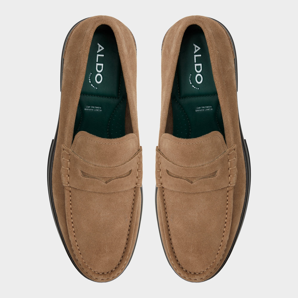 Other brown Tucker Other Brown Leather Suede Men's Dress Shoes - Loafer | Aldo