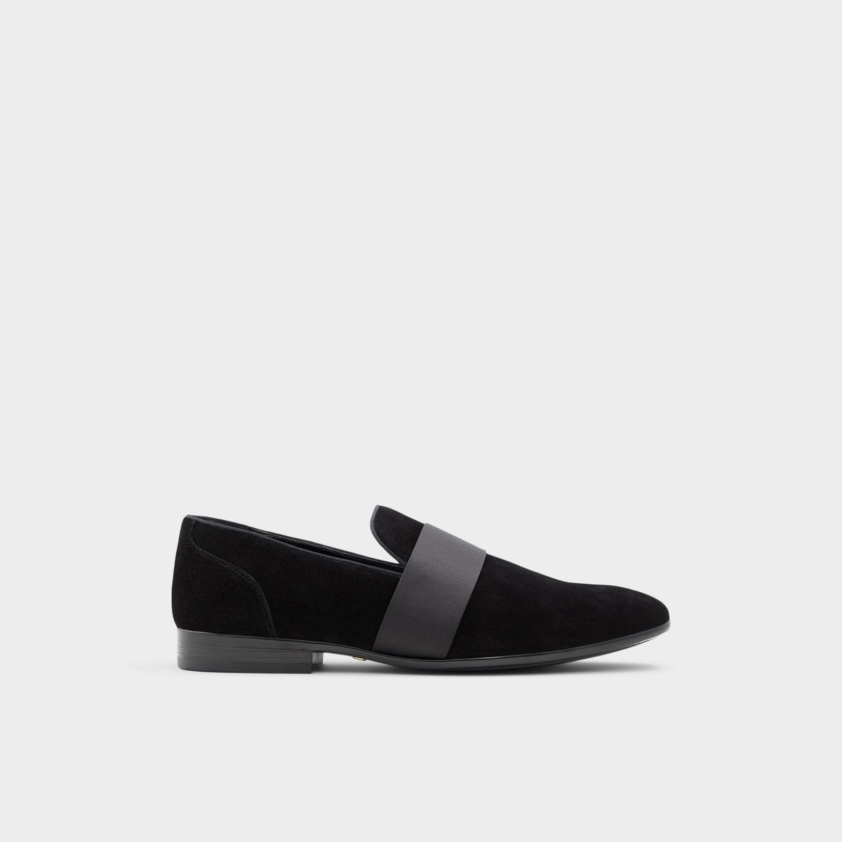 Open Black Asaria Open Black Leather Suede Men's Loafers & Slip-Ons - Loafer | Aldo