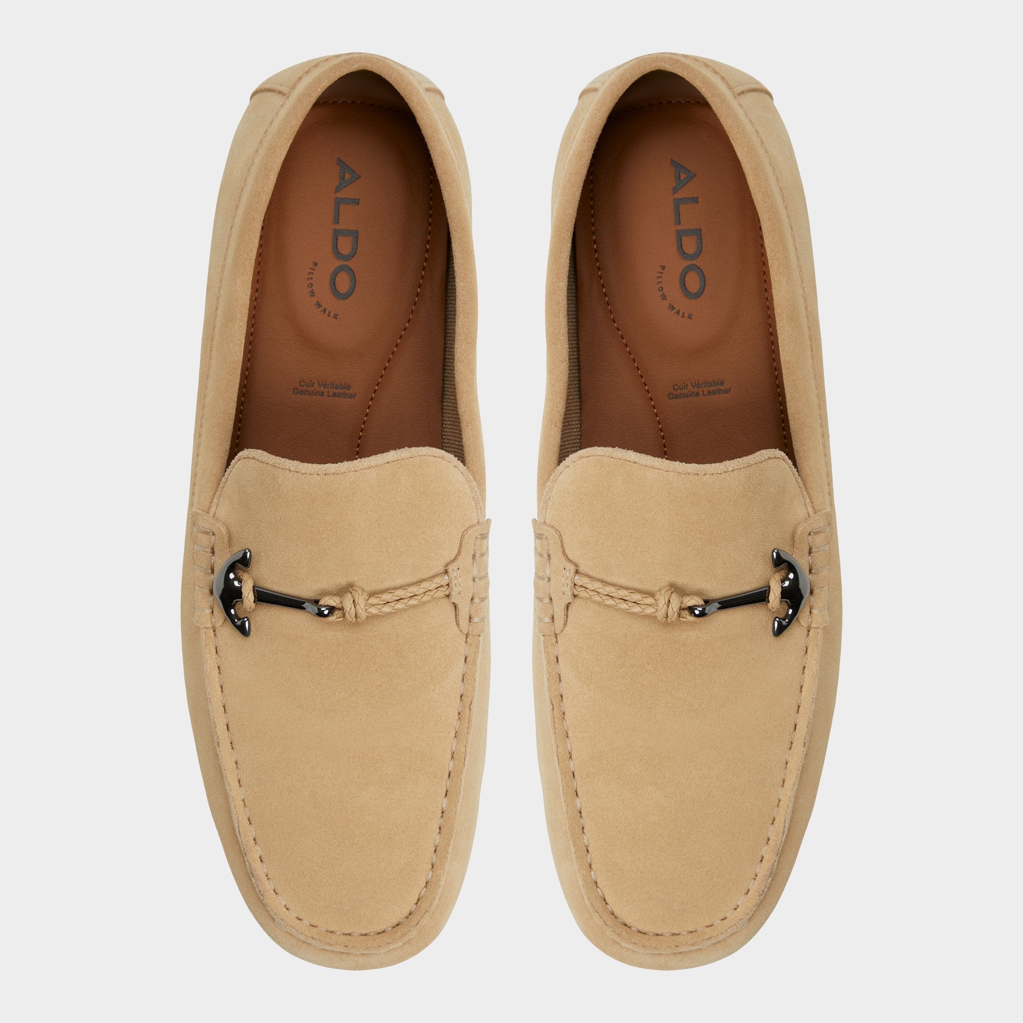Beige Wilbart Beige Men's Casual Shoes - Driving shoe | Aldo