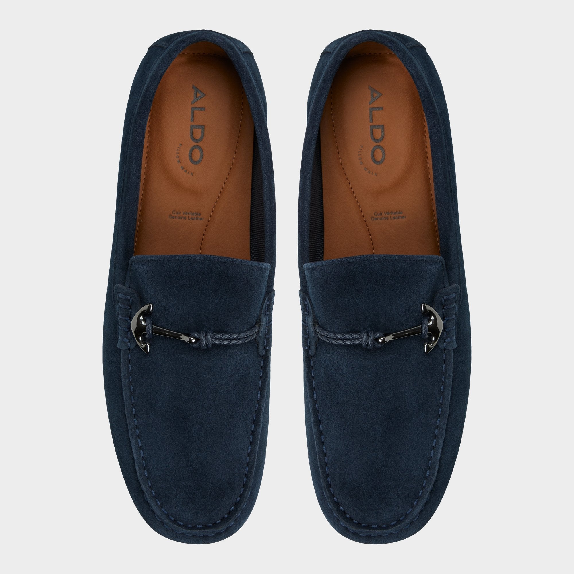 Navy Wilbart Navy Men's Casual Shoes - Driving shoe | Aldo
