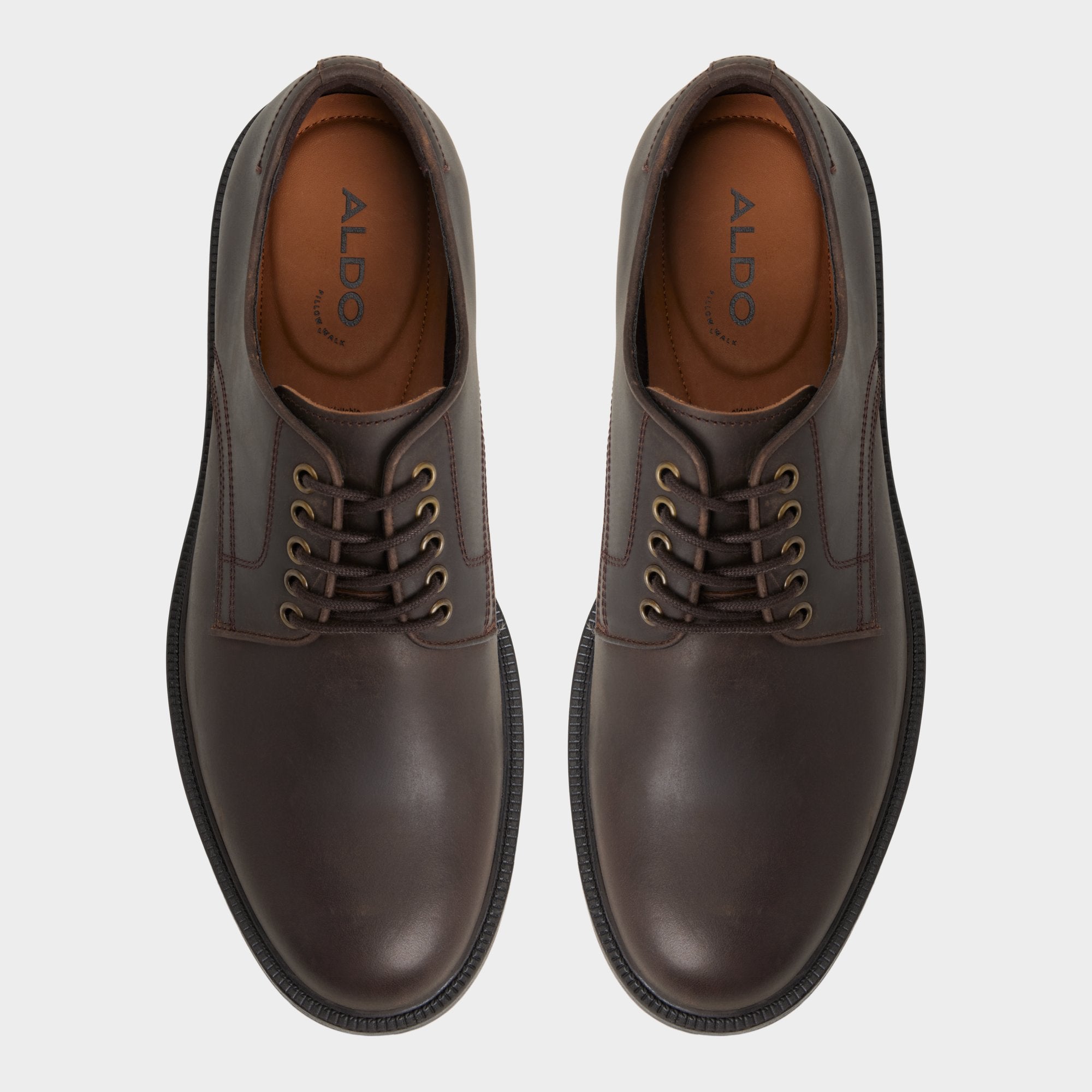 Dark brown Geoff in Dark Brown - Derby shoe | Aldo