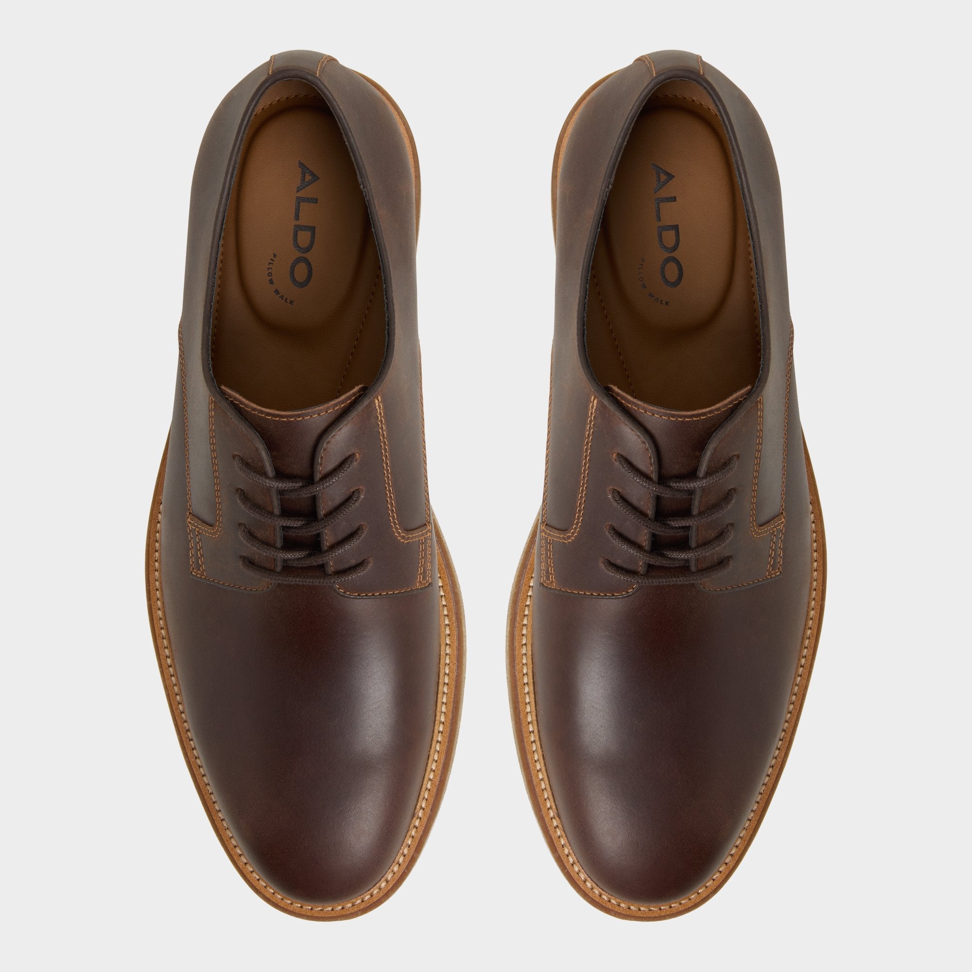 Brown overflow Raiden Brown Overflow Men's Oxfords & Lace-ups - Derby shoe | Aldo