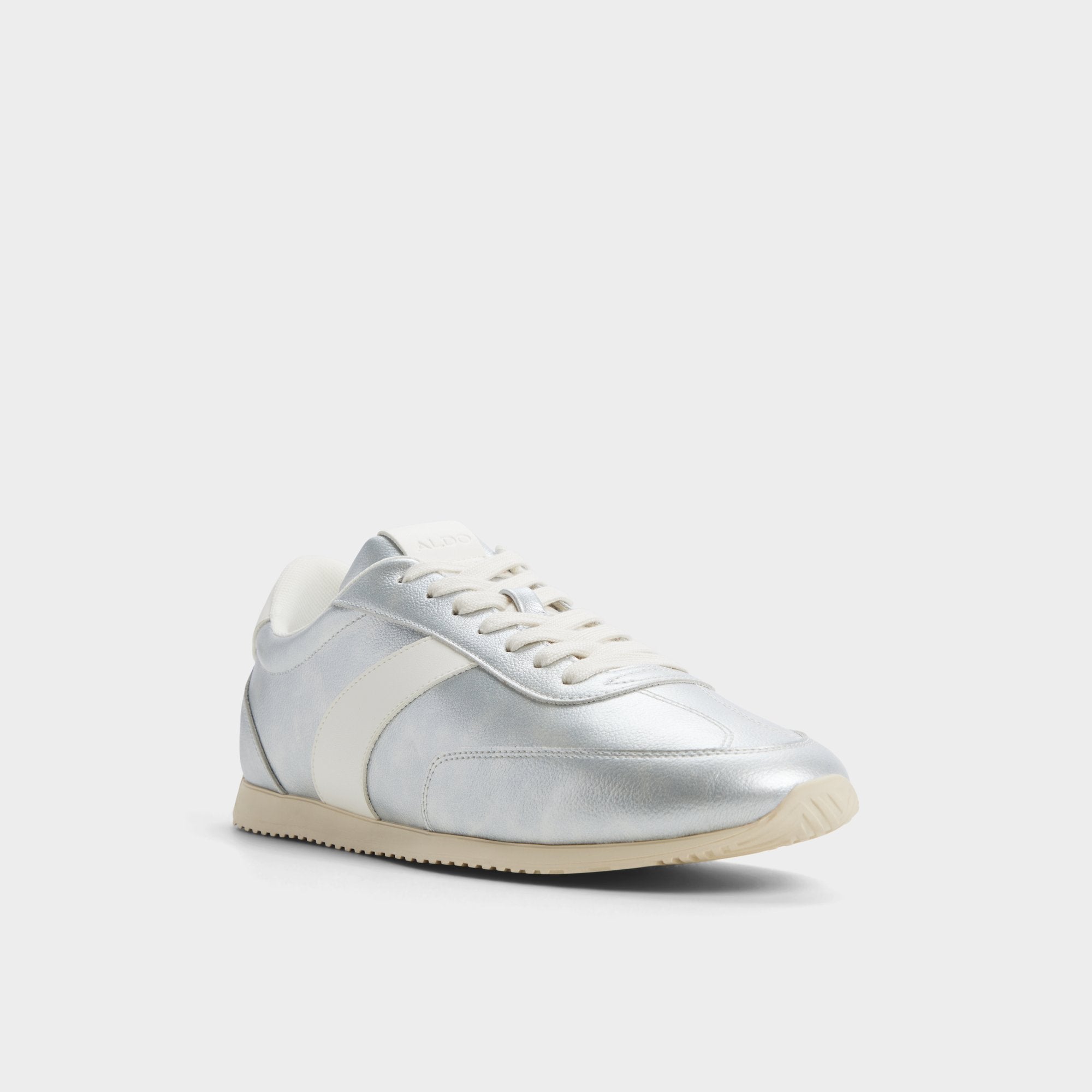 Silver Nathaniell in Silver - Low top sneaker, Cup sole | Aldo