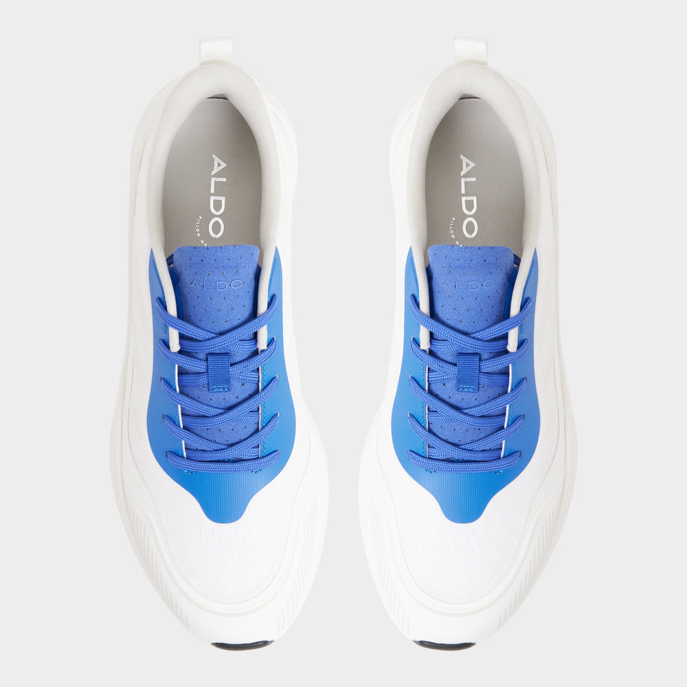 White/blue Pillowsnkr in M White Blue14112546 - Jogger sneaker, Jogger sole | Aldo