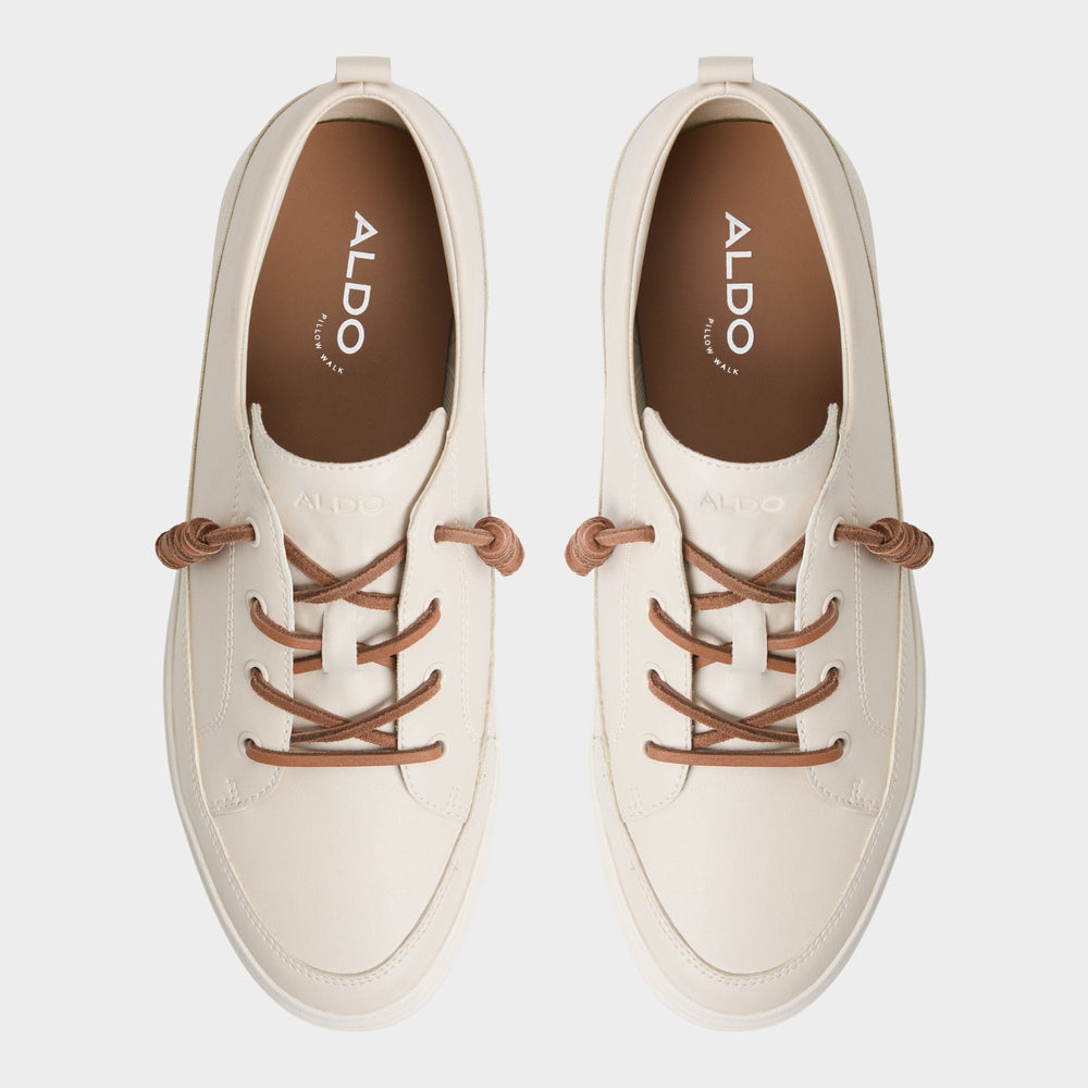 White/Bone Tristin in White Bone - Low top sneaker, Cup sole | Aldo