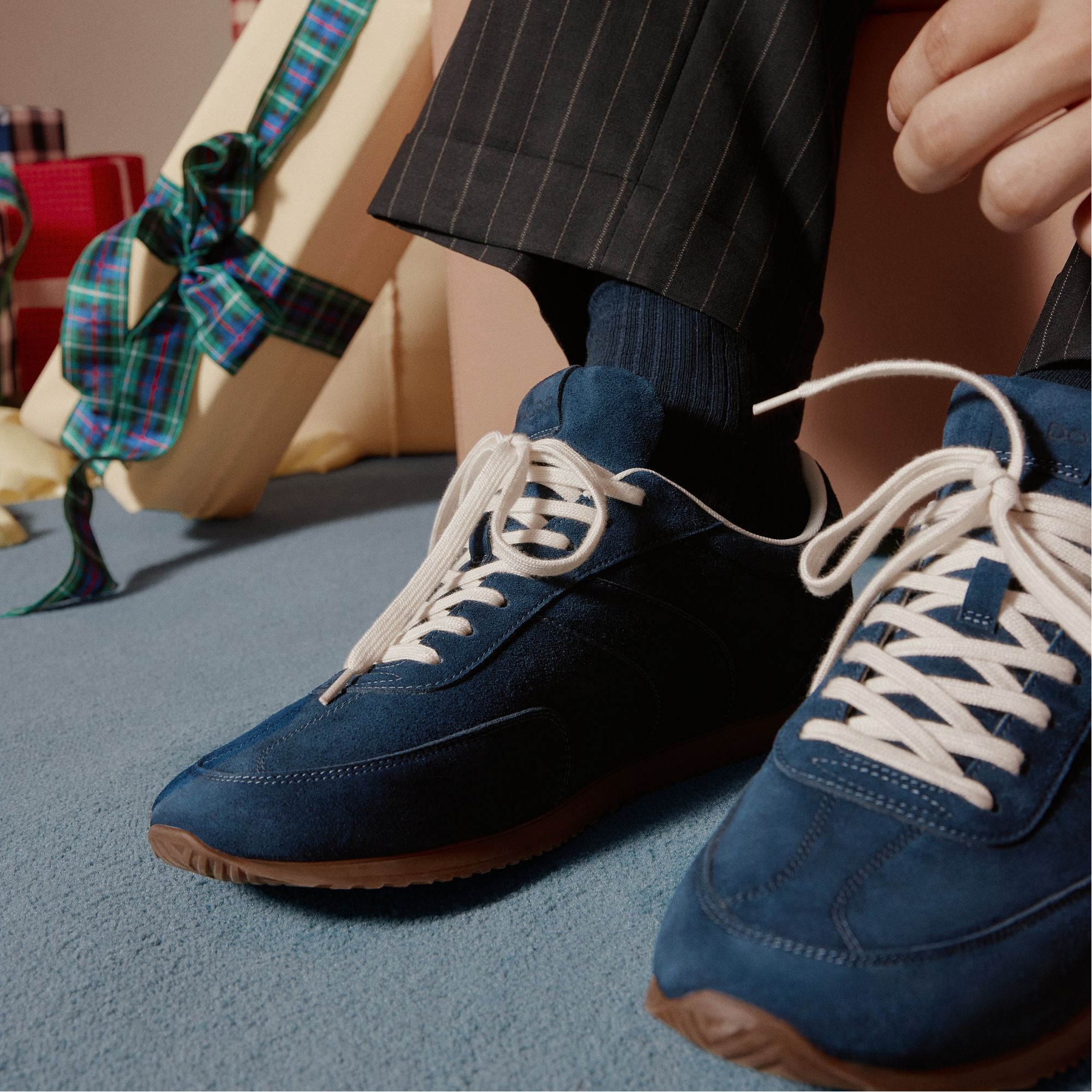 Navy Nathaniell in Navy - Low top sneaker, Cup sole | Aldo