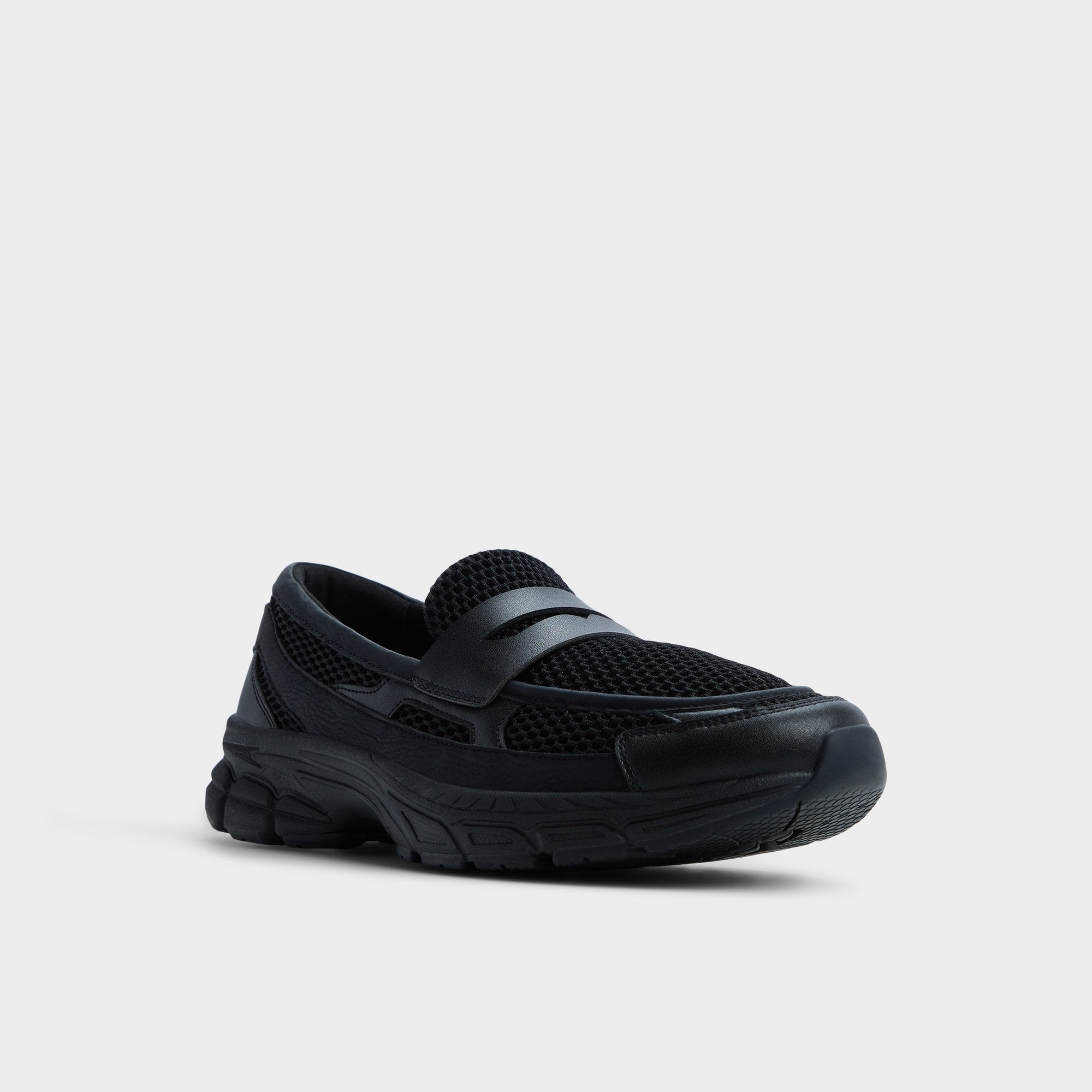 Black Loafersnkr in Black - Slip-on sneaker, Jogger sole | Aldo
