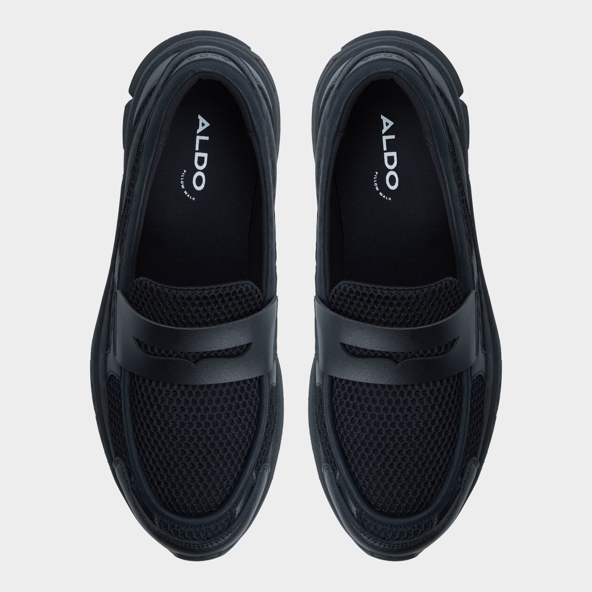 Black Loafersnkr in Black - Slip-on sneaker, Jogger sole | Aldo