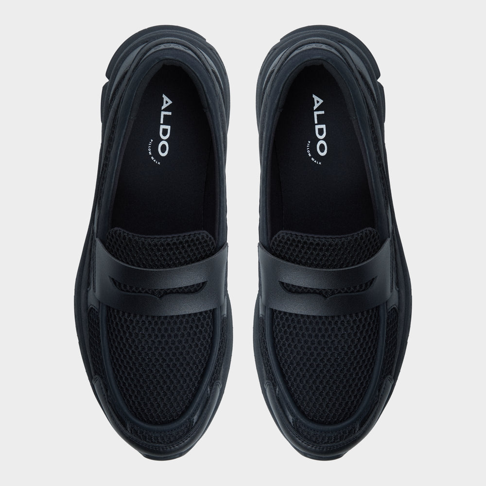 Black Loafersnkr in Black - Slip-on sneaker, Jogger sole | Aldo