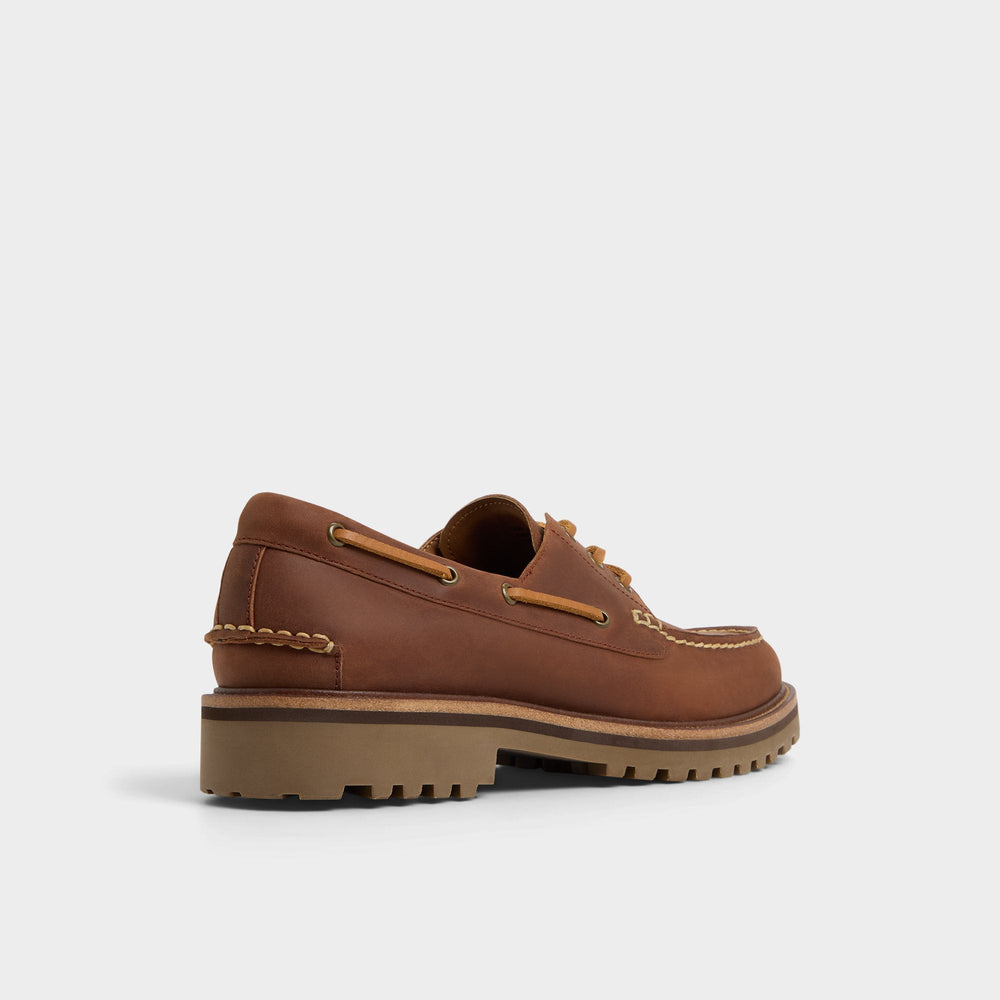 Brown overflow Cedric in Brown Overflow - Boat shoe | Aldo