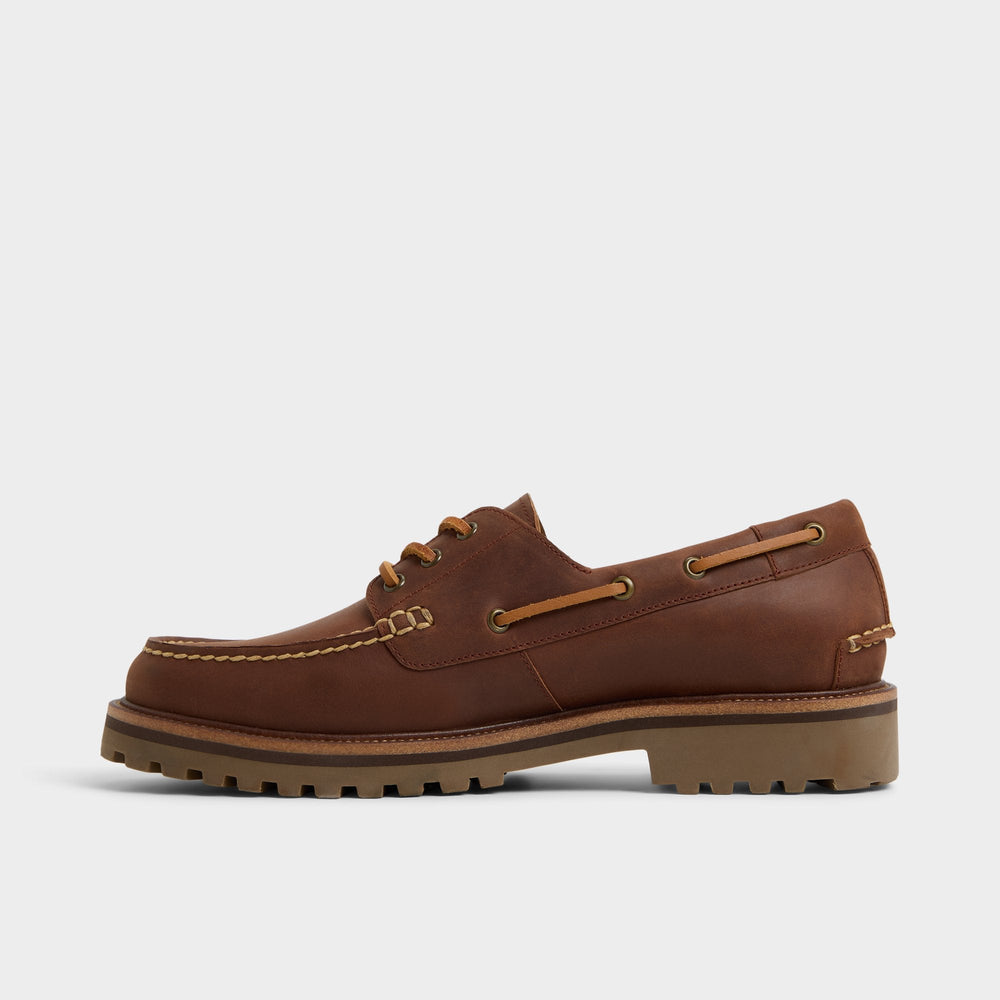 Brown overflow Cedric in Brown Overflow - Boat shoe | Aldo