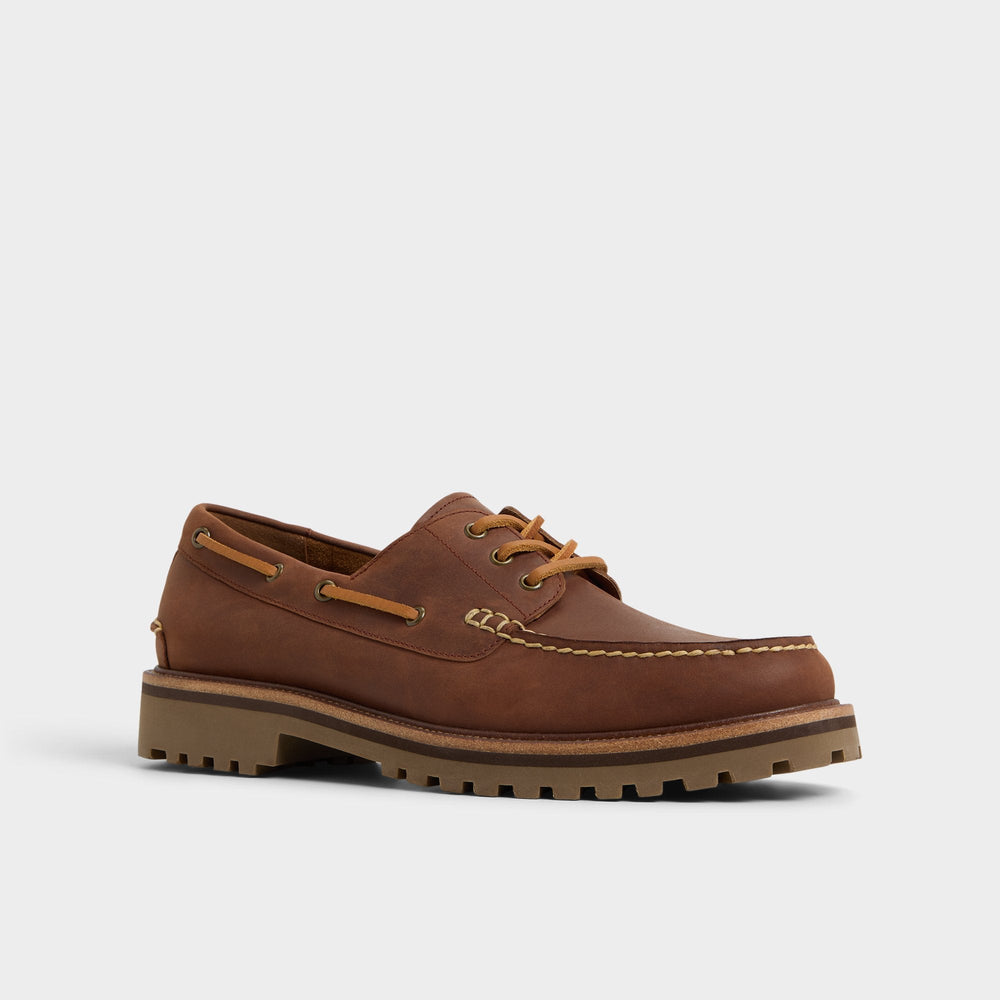 Brown overflow Cedric in Brown Overflow - Boat shoe | Aldo
