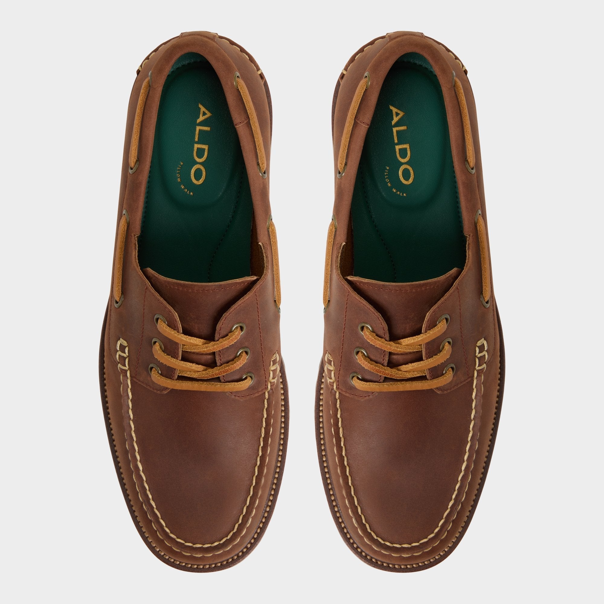 Brown overflow Cedric in Brown Overflow - Boat shoe | Aldo