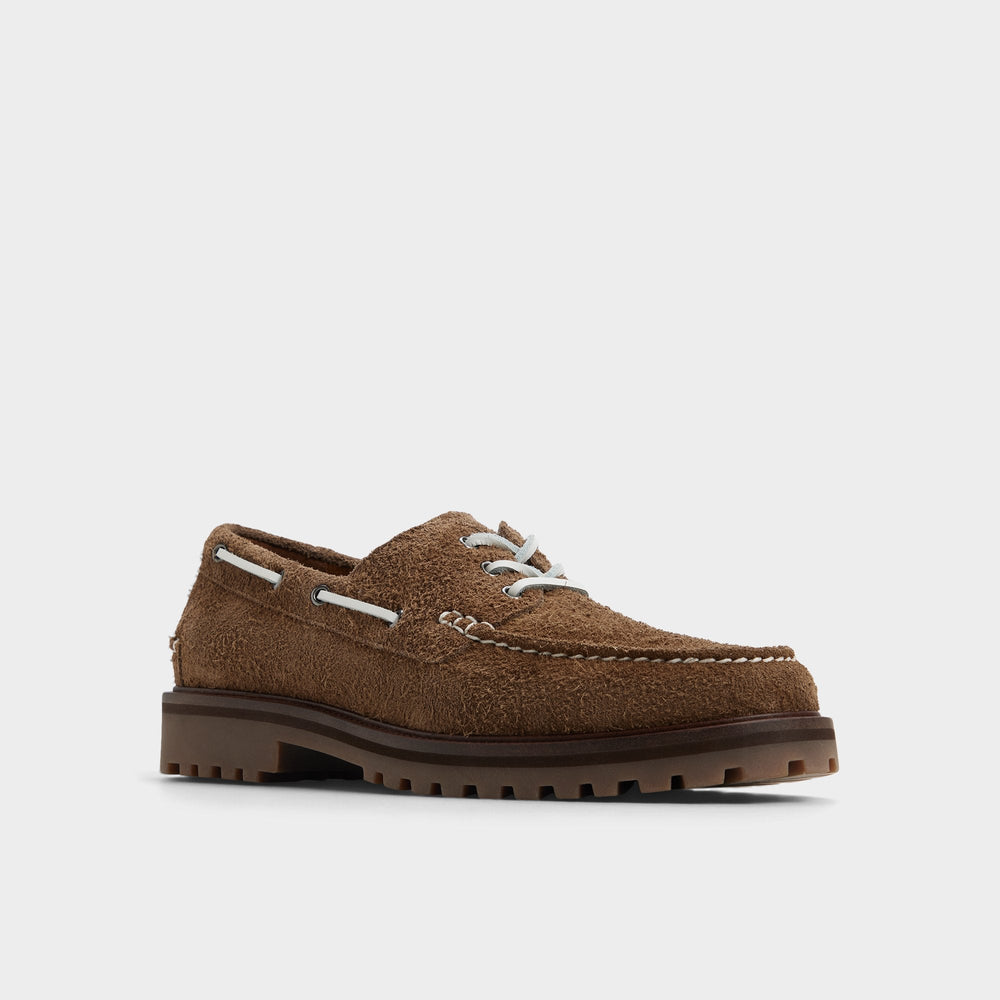 Open brown Cedric in Open Brown - Boat shoe | Aldo