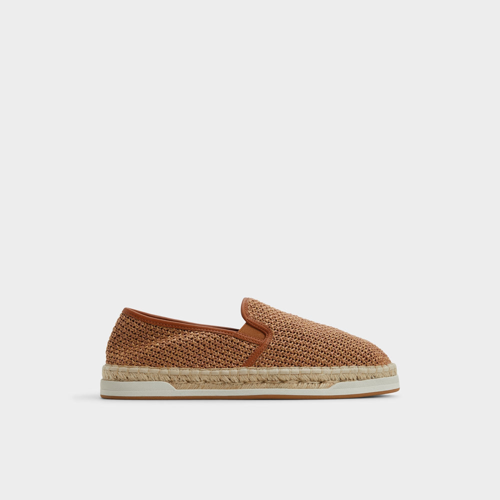 Cognac Johnney Cognac Textile Raffia Men's Espadrilles - Espadrille | Aldo