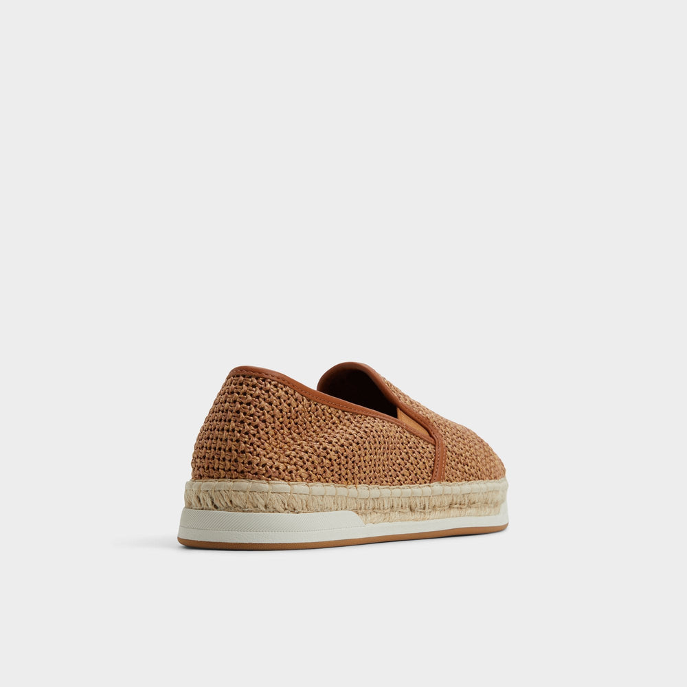 Cognac Johnney Cognac Textile Raffia Men's Espadrilles - Espadrille | Aldo