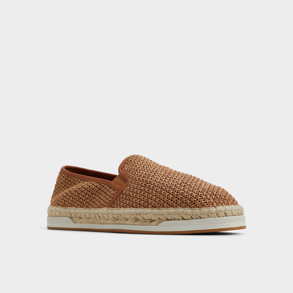 Cognac Johnney Cognac Textile Raffia Men's Espadrilles - Espadrille | Aldo