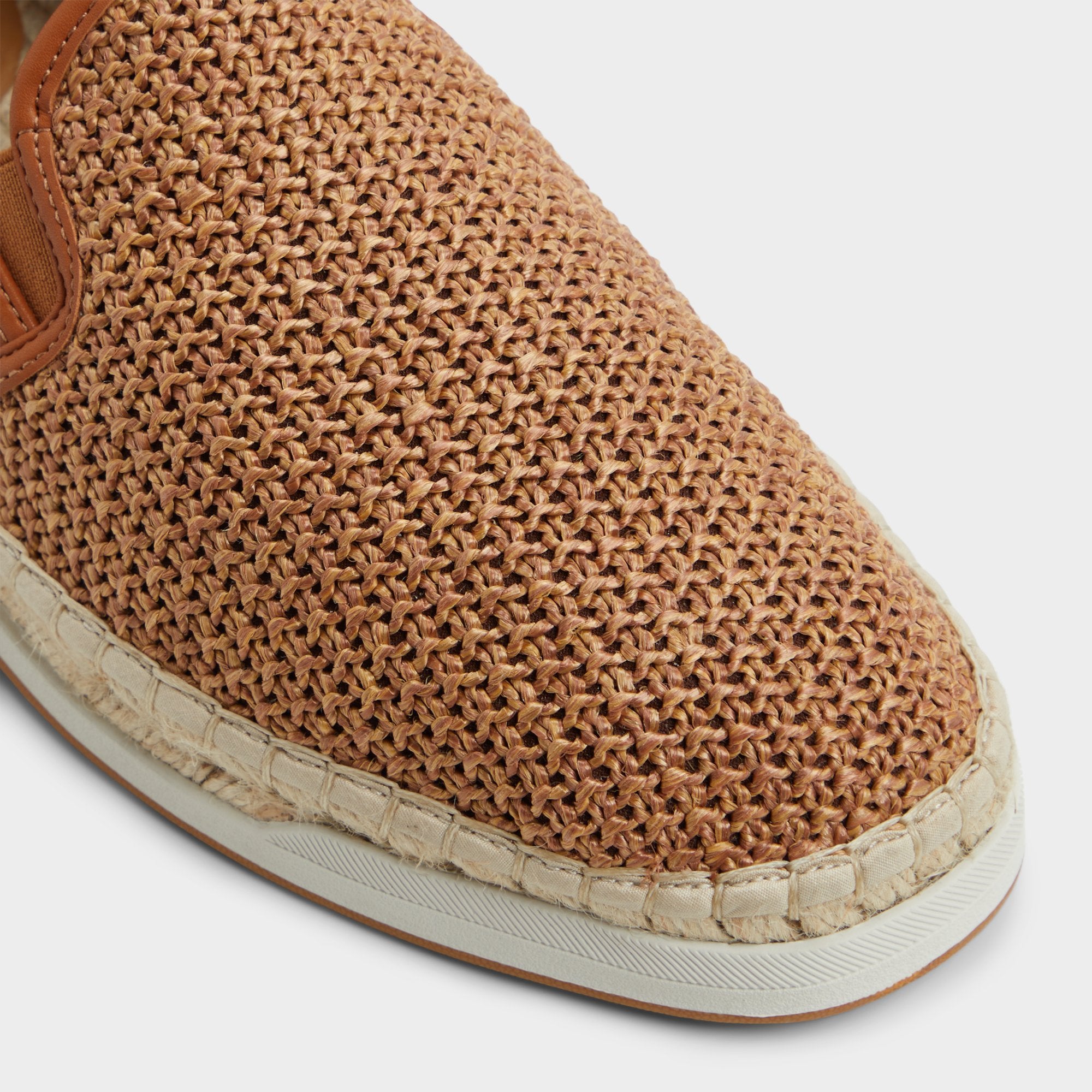 Cognac Johnney Cognac Textile Raffia Men's Espadrilles - Espadrille | Aldo