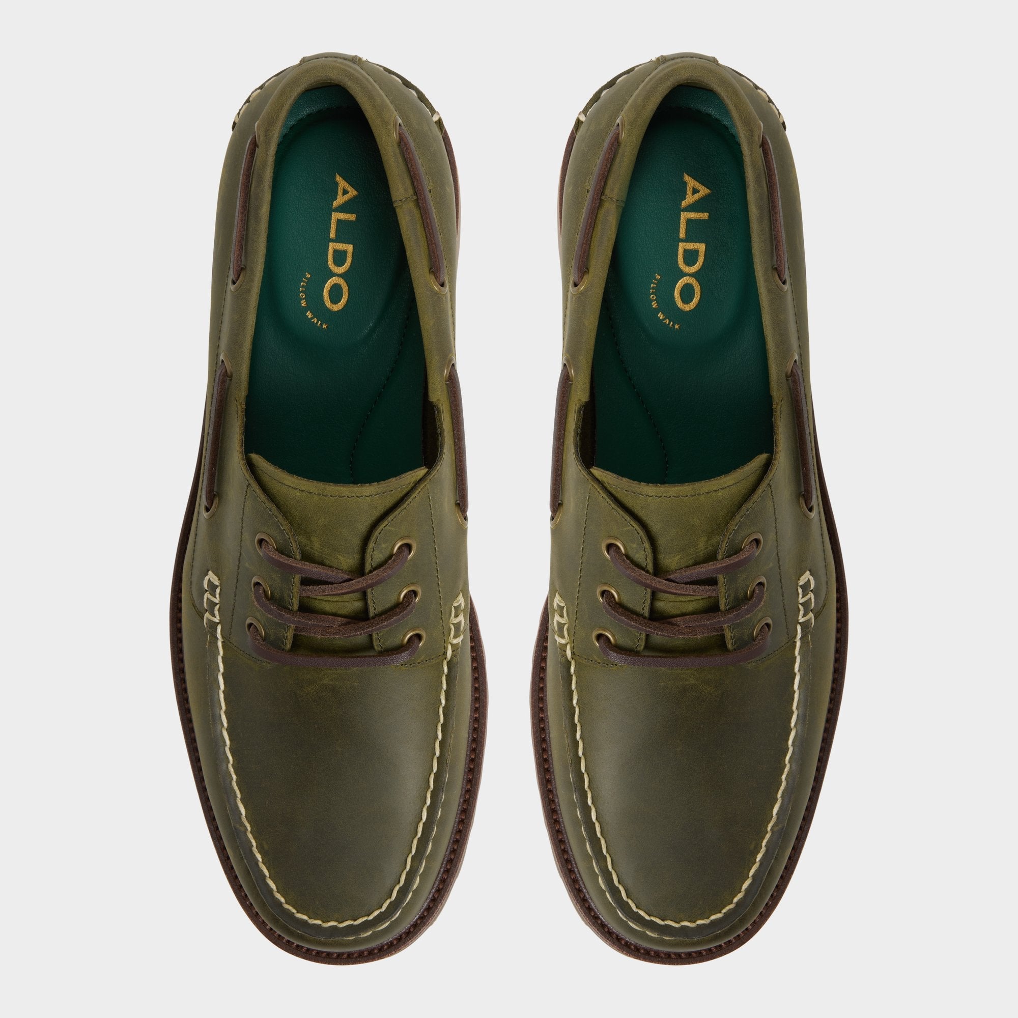 Khaki Cedric in Khaki - Boat shoe | Aldo