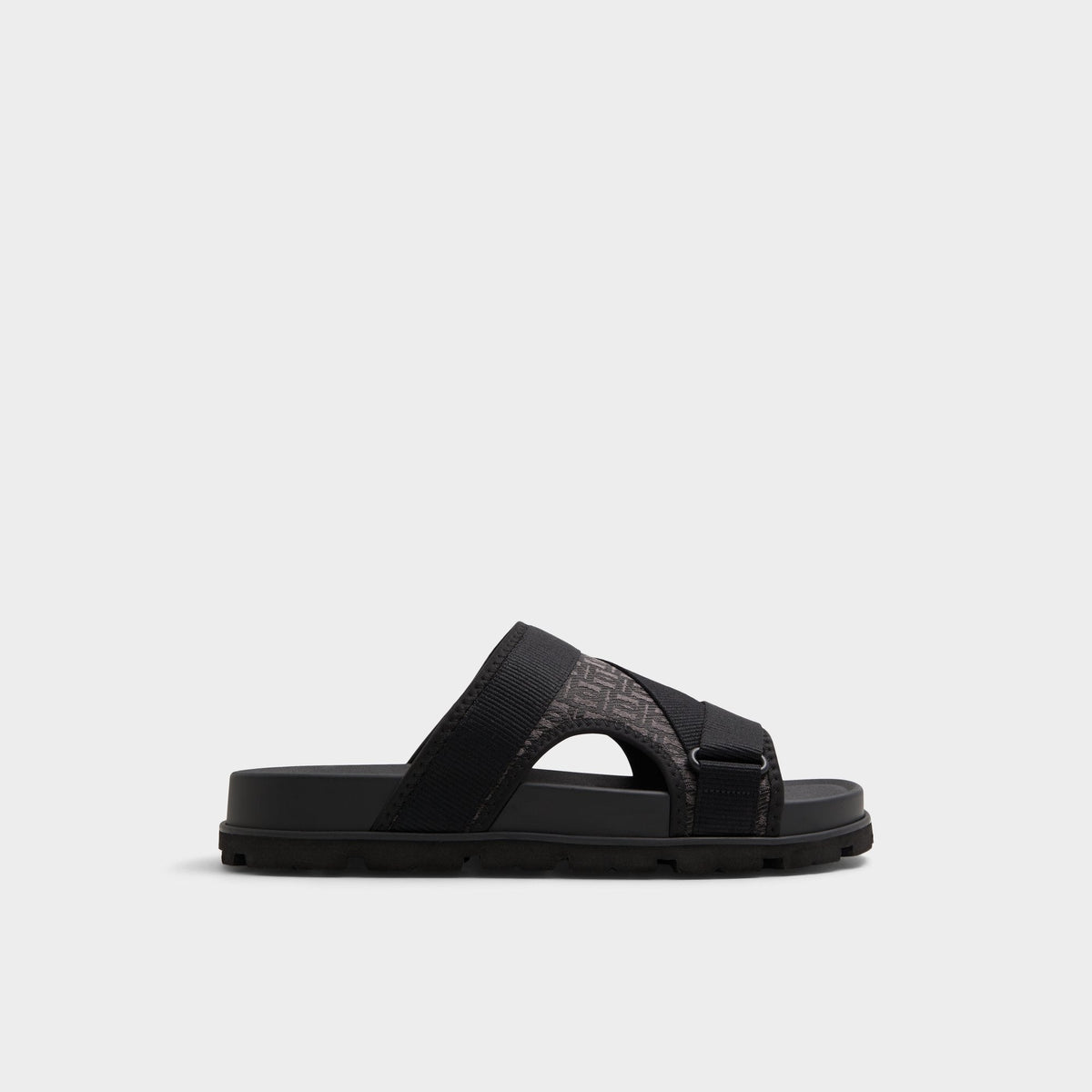 Open black Deniels Open Black Men's Slides - Slide sandal | Aldo