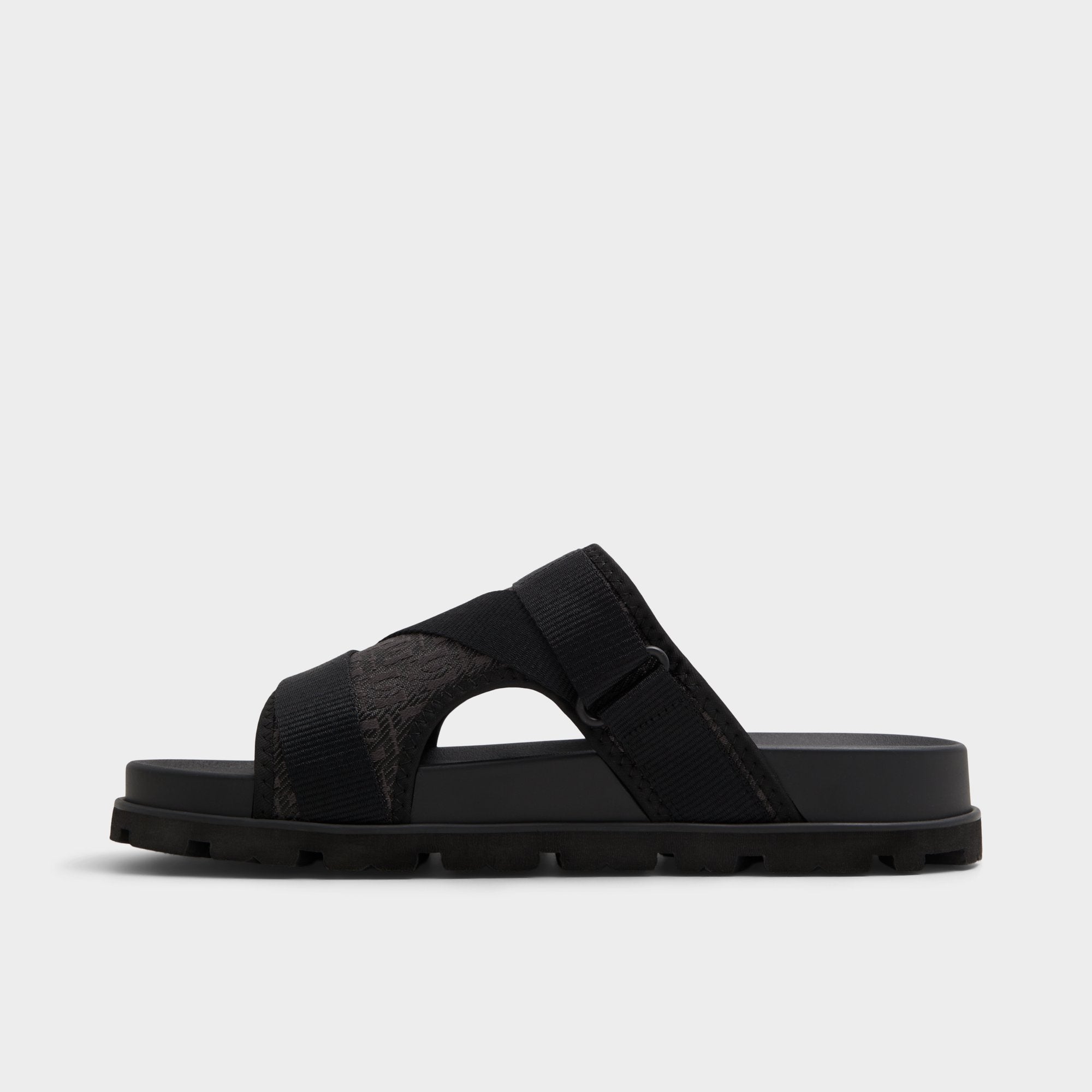 Open black Deniels Open Black Men's Slides - Slide sandal | Aldo