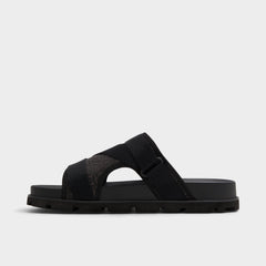 Open black Deniels Open Black Men's Slides - Slide sandal | Aldo