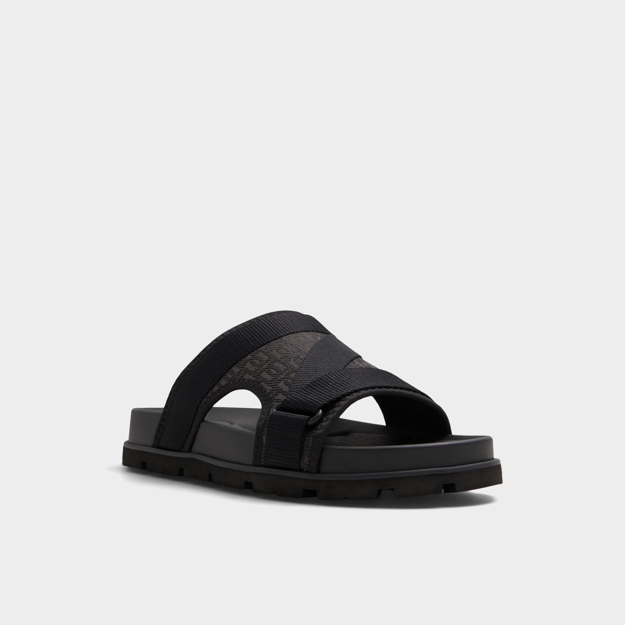 Open black Deniels Open Black Men's Slides - Slide sandal | Aldo