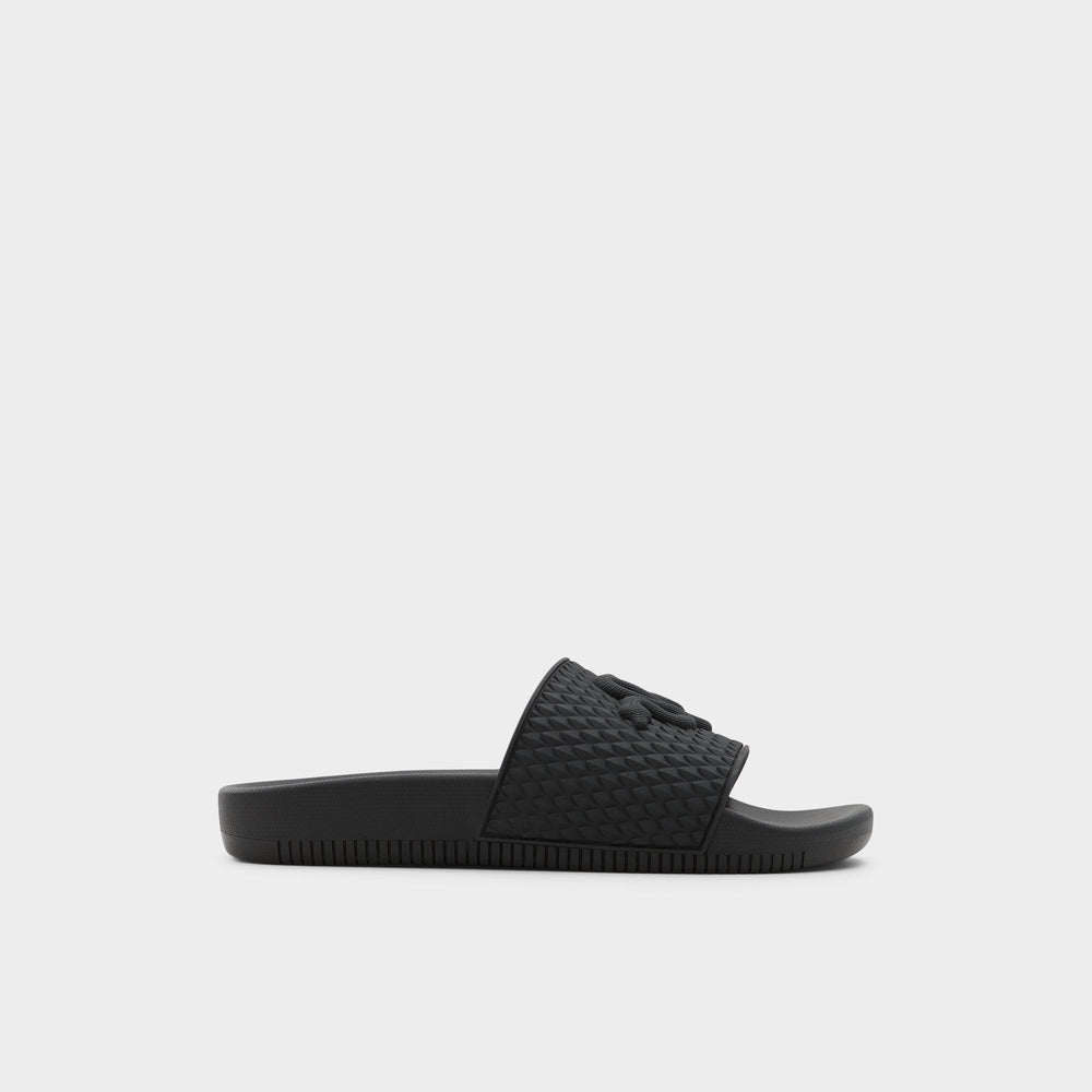 Black Kedau Black Men's Slides - Slide sandal | Aldo